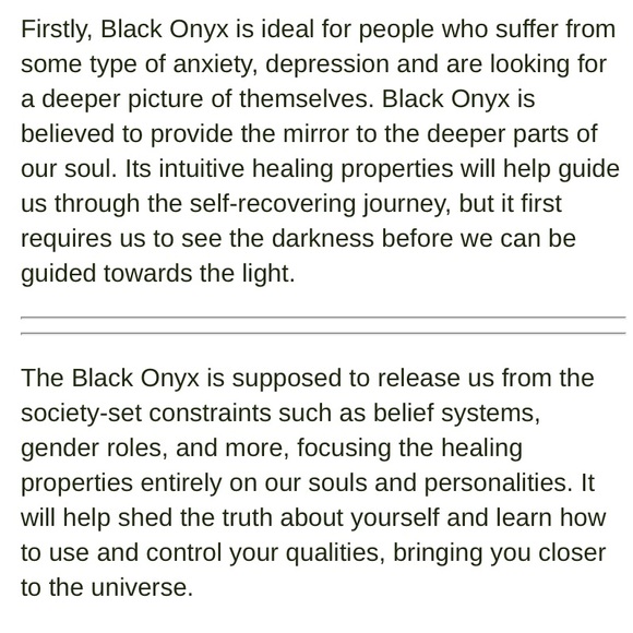 Vintage black onyx drop earrings great healing properties for anxiety - Picture 7 of 7